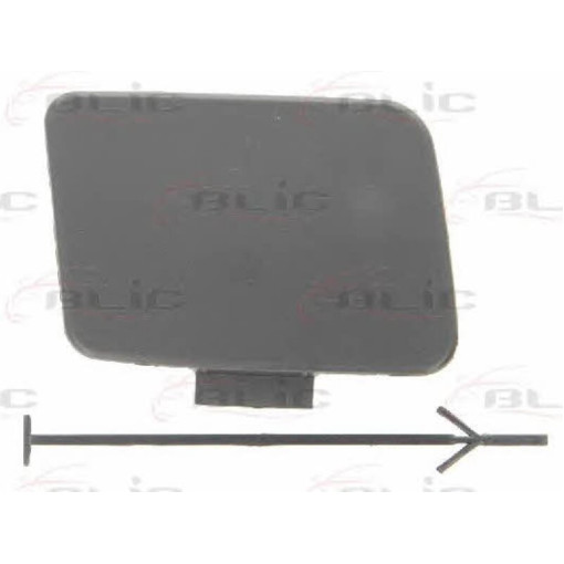 Заглушка буксировочного крюка Передн (під фарбування AUDI A4 11.00-12.04