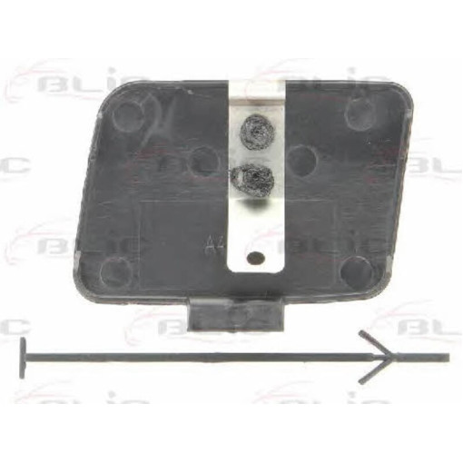 Заглушка буксировочного крюка Передн (під фарбування AUDI A4 11.00-12.04