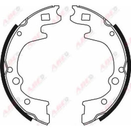 Тормозные колодки KIA K2500, K2900 2.5D/2.9D 01.03-