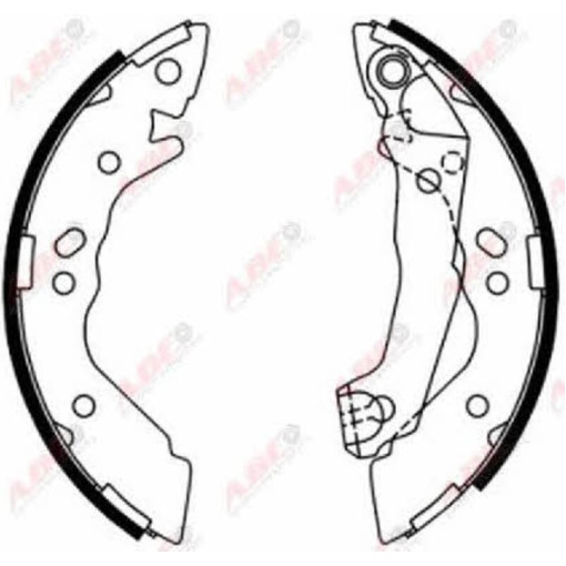Гальмівні колодки HYUNDAI ATOS 1.0/1.1 02.98-12.08-