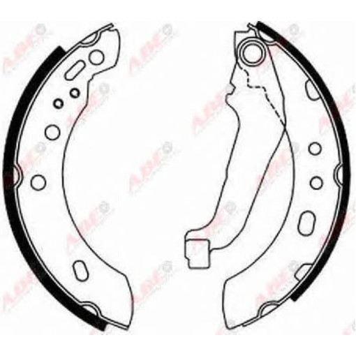 Гальмівні колодки NISSAN MICRA II 1.0-1.5D 08.92-02.03-