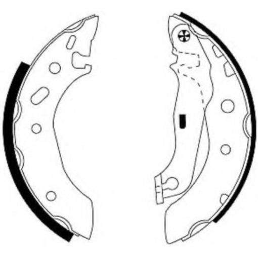 Гальмівні колодки MAZDA 121 III 1.25/1.3/1.8D 03.96-04.03