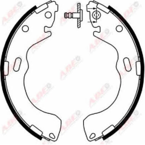 Гальмівні колодки MAZDA 626 V, PREMACY, TRIBUTE 1.8-3.0 05.97-05.08