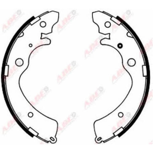 Гальмівні колодки HONDA ACCORD IV, CR-V I, HR-V; SUZUKI CARRY, JIMNY 1.3-2.0 01.90-