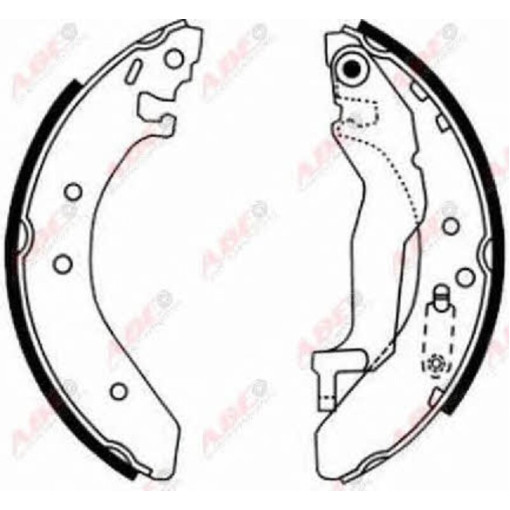 Гальмівні колодки HONDA CIVIC VI, CIVIC VII, CONCERTO 1.4/1.5/2.0D 08.89-09.05