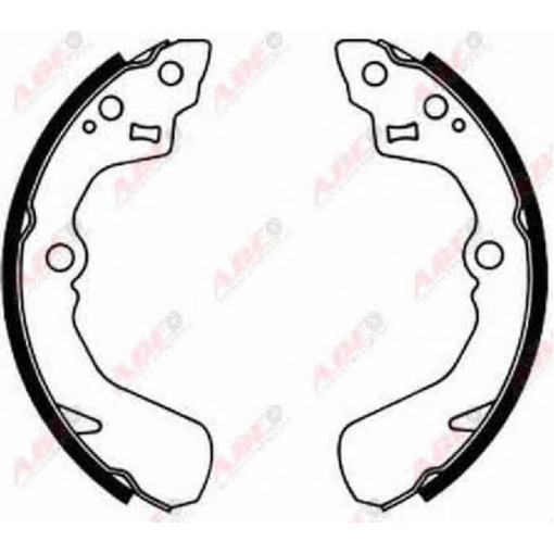 Гальмівні колодки DAIHATSU APPLAUSE I, APPLAUSE II, CHARADE III; SUBARU JUSTY II; SUZUKI BALENO, LIANA, SWIFT II, SWIFT III 1.0-1.6 06.88-