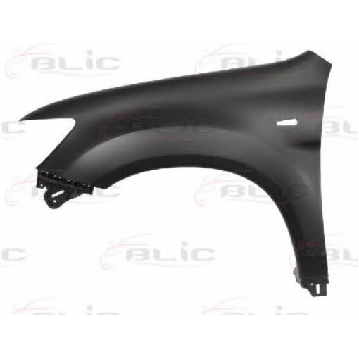 Крило переднє ліве (з отвором для покажчика повороту, пластик) MITSUBISHI ASX 02.10-03.19 Крило перед