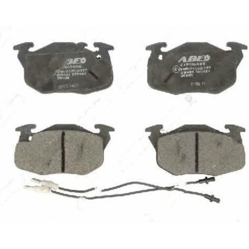 Комплект гальмівних колодок CITROEN AX, C15, SAXO, ZX; PEUGEOT 106 I, 106 II 1.0-Electric 07.86-07.04 Комплект гальмівних колодок