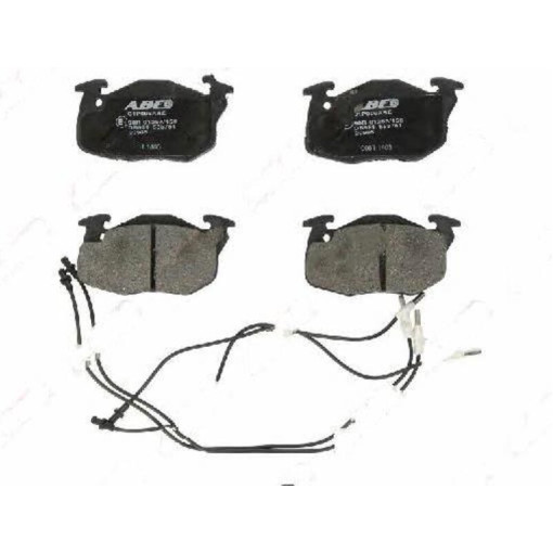 Гальмівні колодки CITROEN AX, C15, SAXO, ZX; PEUGEOT 106 I, 106 II 1.0-Electric 07.86-07.04Гальмівні колодки