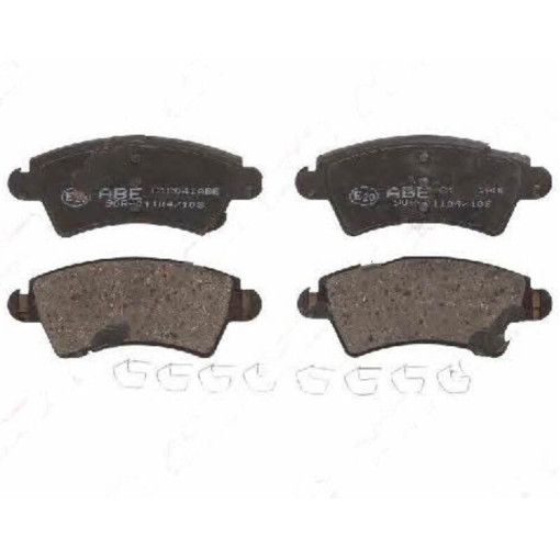 Тормозные колодки PEUGEOT 206, 206 CC, 206 SW, 306 1.4-2.0D 04.93