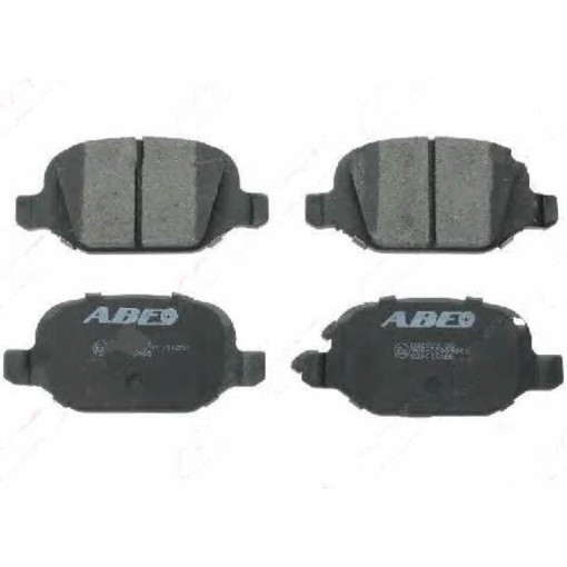 Гальмівні колодки ABARTH 500 / 595 / 695; FIAT 500, 500 C, PANDA, PUNTO; LANCIA MUSA, YPSILON 1.2-1.9D 09.99
