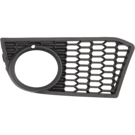 Решітка бампера Передн Лів (M-packet, з отворами для галогенних фар, чорн) BMW 5 12.09-06.13 Елемент