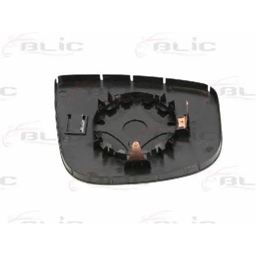 Скло дзеркала лівого (рельєвне, обігрів) CITROEN BERLINGO; PEUGEOT PARTNER, PARTNER TEPEE 04.08- Скло зовнішнього дзеркала