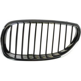 Решітка радіаторна Лів (хром/чорн) BMW 5 07.03-12.10