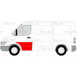 Ремвставка передніх лівих дверей (обшивка, нижня частина, висота 640мм) Mercedes SPRINTER; VW LT 01