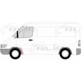 Ремонтна панель колісної арки передн левый (Задн/внутрішн) Mercedes SPRINTER 01.95-05.06 Ремонтна пане