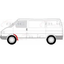 Ремвставка переднего левого крыла (задня частина) VW TRANSPORTER 07.90-04.03 Ремонтна панель передньог