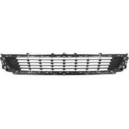 Решітка бампера Передн (пластик, чорн) RENAULT MEGANE 04.12-12.13 Елементи бампера