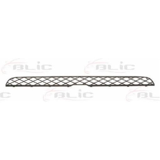 Решітка бампера Передн (середн, верхн, чорн) BMW X5 02.07-04.10 Елементи бампера