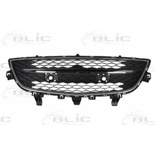 Решітка бампера Передн (середн, хром/чорн) MAZDA CX-9 01.07-10.12 Елементи бампера