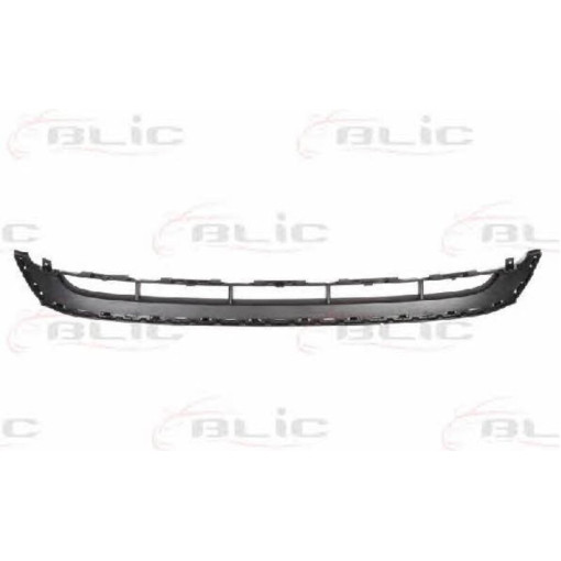 Решітка бампера Передн (середн, чорн) AUDI Q7 05.10-08.15 Елементи бампера