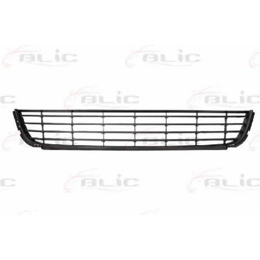 Решітка бампера Передн (середн, чорн) VW GOLF 10.08-11.13 Елементи бампера