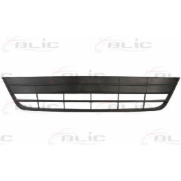 Решітка бампера Передн (середн, чорн) VW TIGUAN 05.11-07.16 Елементи бампера