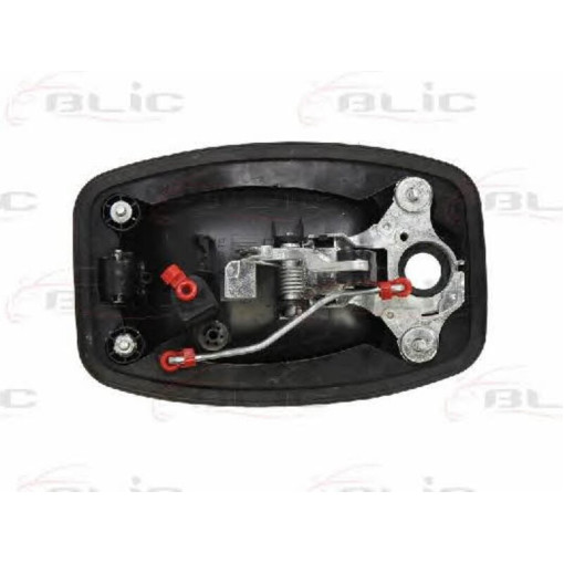 Ручка дверей задн (зовнішн, з отвором для замка, чорн,) FIAT DUCATO 07.06-08.14 Ручка дверей