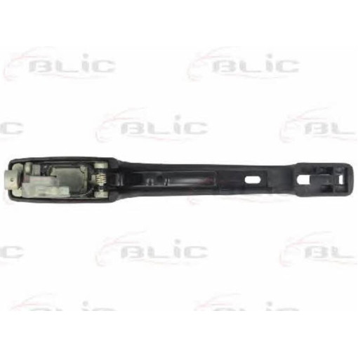 Ручка дверей задн Лів (зовнішн, хром/чорн,) VW GOLF, JETTA 08.83-07.92 Ручка дверей