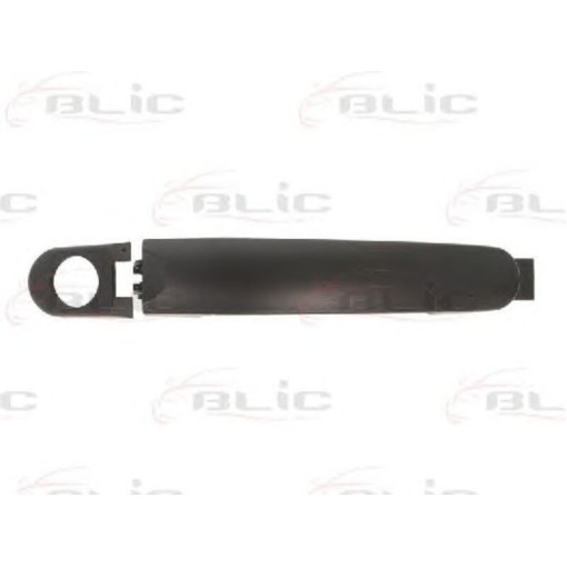 Ручка дверей задн Лів/Прав (зовнішн, розсувні двері, з отвором для замка, під фарбування,) VW BEETLE