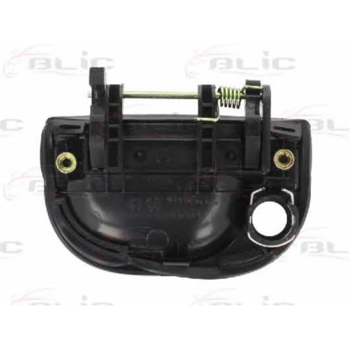 Ручка дверей задн Прав (зовнішн, розсувні двері, з отвором для замка, під фарбування,) HYUNDAI H-1 /