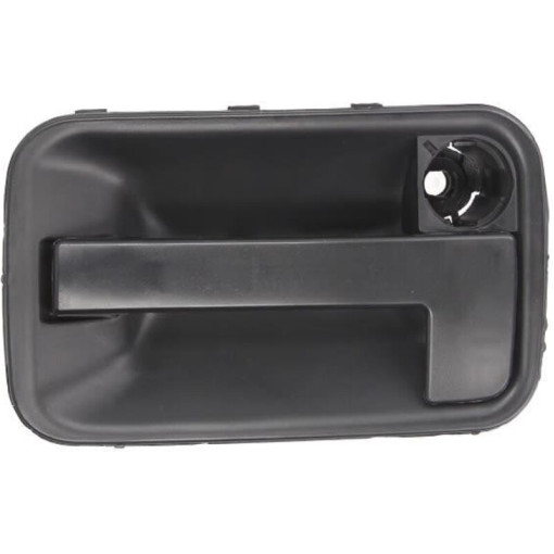 Ручка дверей задн Прав (зовнішн, розсувні двері, з отвором для замка, чорн,) CITROEN JUMPY; FIAT SCU