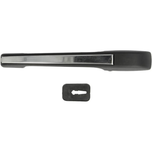 Ручка дверей задн Прав (зовнішн, хром/чорн,) VW GOLF, JETTA 08.83-07.92 Ручка дверей