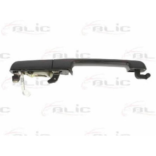 Ручка дверей задн Прав (зовнішн, чорн,) VW PASSAT 02.88-10.93 Ручка дверей