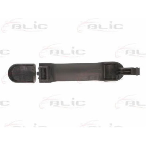 Ручка дверей задн/передн Лів/Прав (зовнішн, чорн,) NISSAN MICRA 01.03-06.10 Ручка дверей