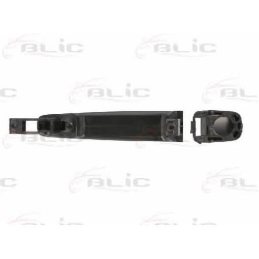 Ручка дверей задн/передн Лів/Прав (зовнішн, чорн/під фарбування,) CITROEN C2, C3; PEUGEOT 307 08.00-