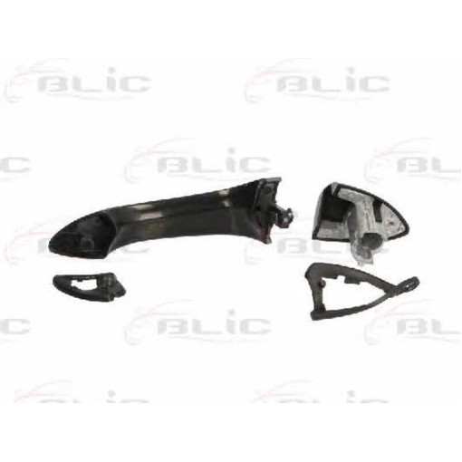 Ручка дверей задн/передн Прав (зовнішн, під фарбування,) BMW X5 05.00-12.06 Ручка дверей