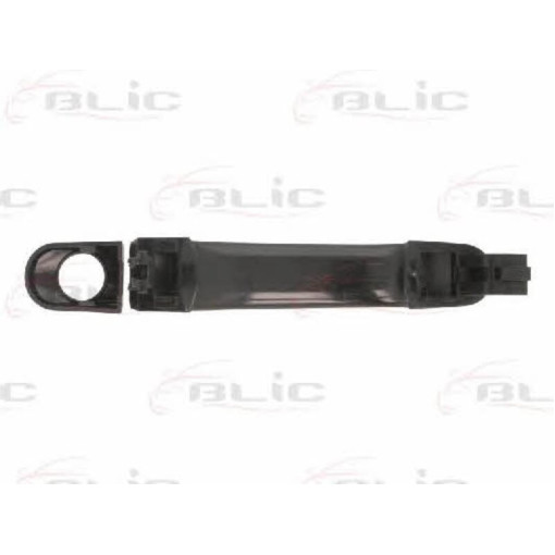 Ручка дверей передн Лів (зовнішн, з отвором для замка, під фарбування,) VW BEETLE, CADDY, TOURAN, TR