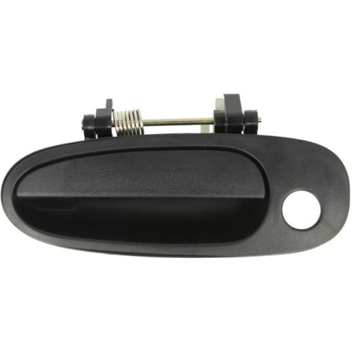 Ручка дверей передн Лів (зовнішн, з отвором для замка, чорн,) TOYOTA COROLLA, RAV 4 05.92-12.97 Ручк