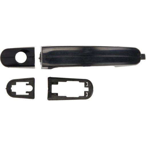 Ручка дверей передн Лів (зовнішн, з отвором для замка, чорн/під фарбування,) FORD FOCUS 07.04-02.08