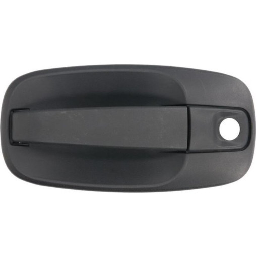 Ручка дверей передн Лів/Прав (зовнішн, з отвором для замка, чорн,) NISSAN PRIMASTAR; OPEL VIVARO; RE