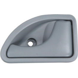 Ручка дверей передн Прав (внутрішн, діаметр отвору 8мм, сіра,) NISSAN KUBISTAR; RENAULT KANGOO, TWIN