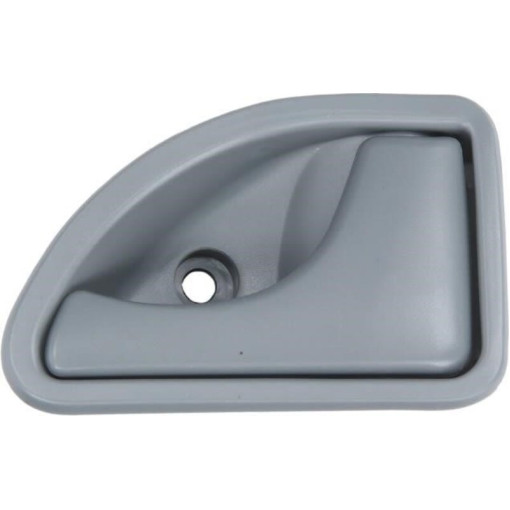 Ручка дверей передн Прав (внутрішн, діаметр отвору 8мм, сіра,) NISSAN KUBISTAR; RENAULT KANGOO, TWIN