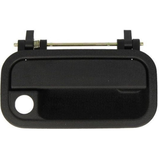 Ручка двери передн Прав (внешняя, з отвором для замка, чорн,) OPEL ASTRA, COMBO, CORSA, VECTRA 04.8