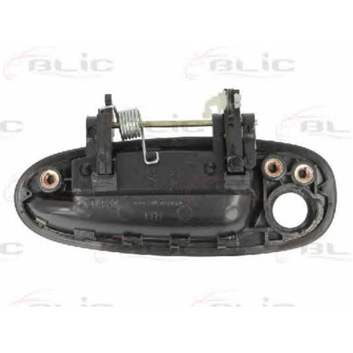 Ручка дверей передн Прав (зовнішн, з отвором для замка, чорн,) TOYOTA COROLLA, RAV 4 05.92-12.97 Руч