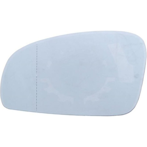 Скло дзеркала зовнішнього Лів (асферичне) SKODA FABIA, ROOMSTER 03.06-12.10 Скло зовнішнього дзеркал