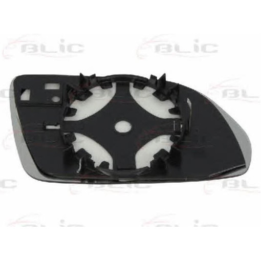 Скло дзеркала зовнішнього Лів (асферичне) VW POLO 05.14-09.17 Скло зовнішнього дзеркала