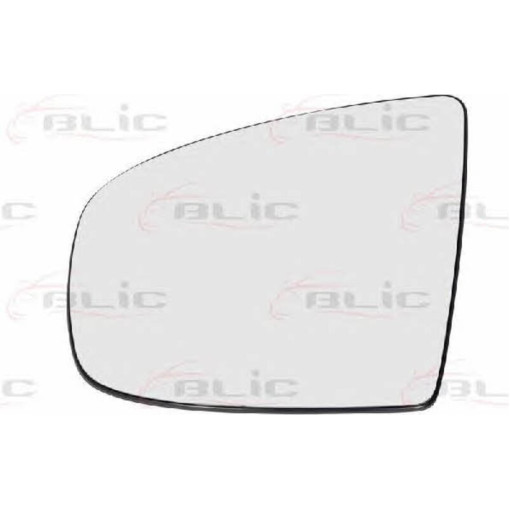 Скло дзеркала зовнішнього Лів (асферичне, обігрів) BMW X5, X6 02.07-06.14 Скло зовнішнього дзеркала