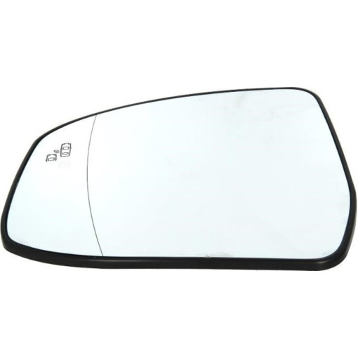 Скло дзеркала зовнішнього Лів (асферичне, обігрів) FORD FOCUS, MONDEO 07.10-11.14 Скло зовнішнього д
