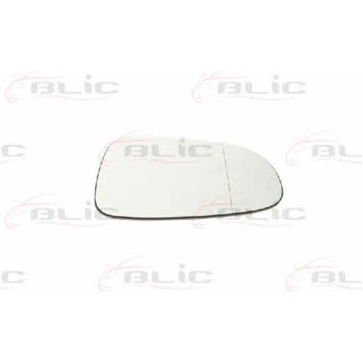 Скло дзеркала зовнішнього Лів (асферичне, обігрів) FORD GALAXY; SEAT ALHAMBRA; VW SHARAN 03.95-01.01